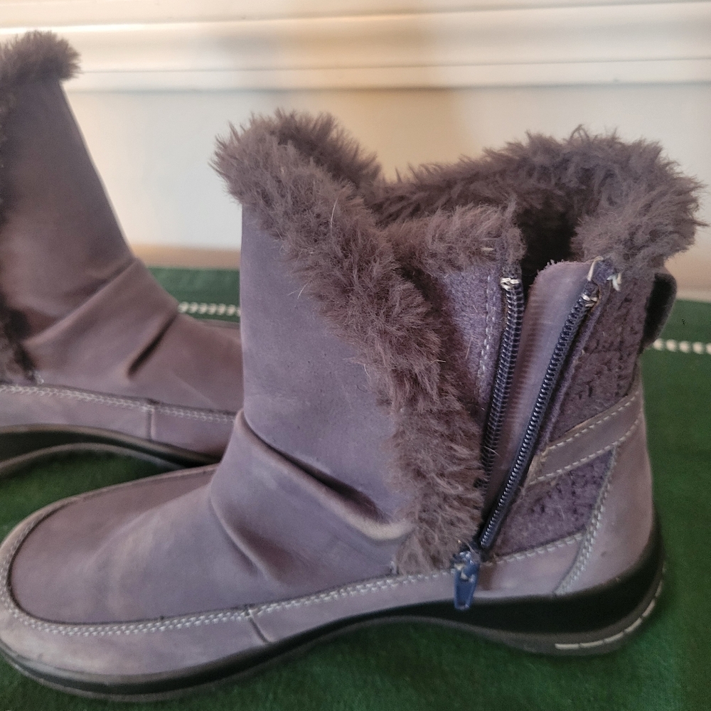 Jambu Womens Sycamore Snow Boots Size 8 Blue Water Resistant Nubuck Upper - Picture 3 of 12
